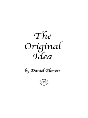 cover image of The Original Idea